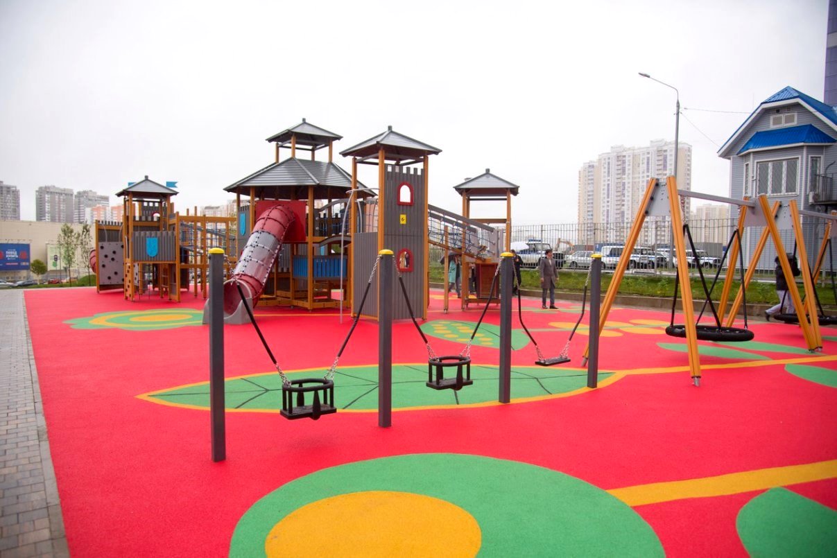 Детская площадка г. Химки — реализованный проект компании «РезиПол»