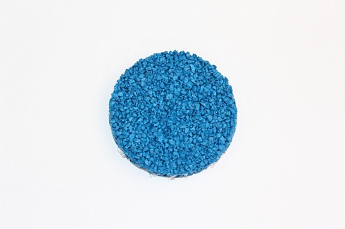 Резиновая крошка EPDM | ЭПДМ голубая, фракция 0,6-1 мм